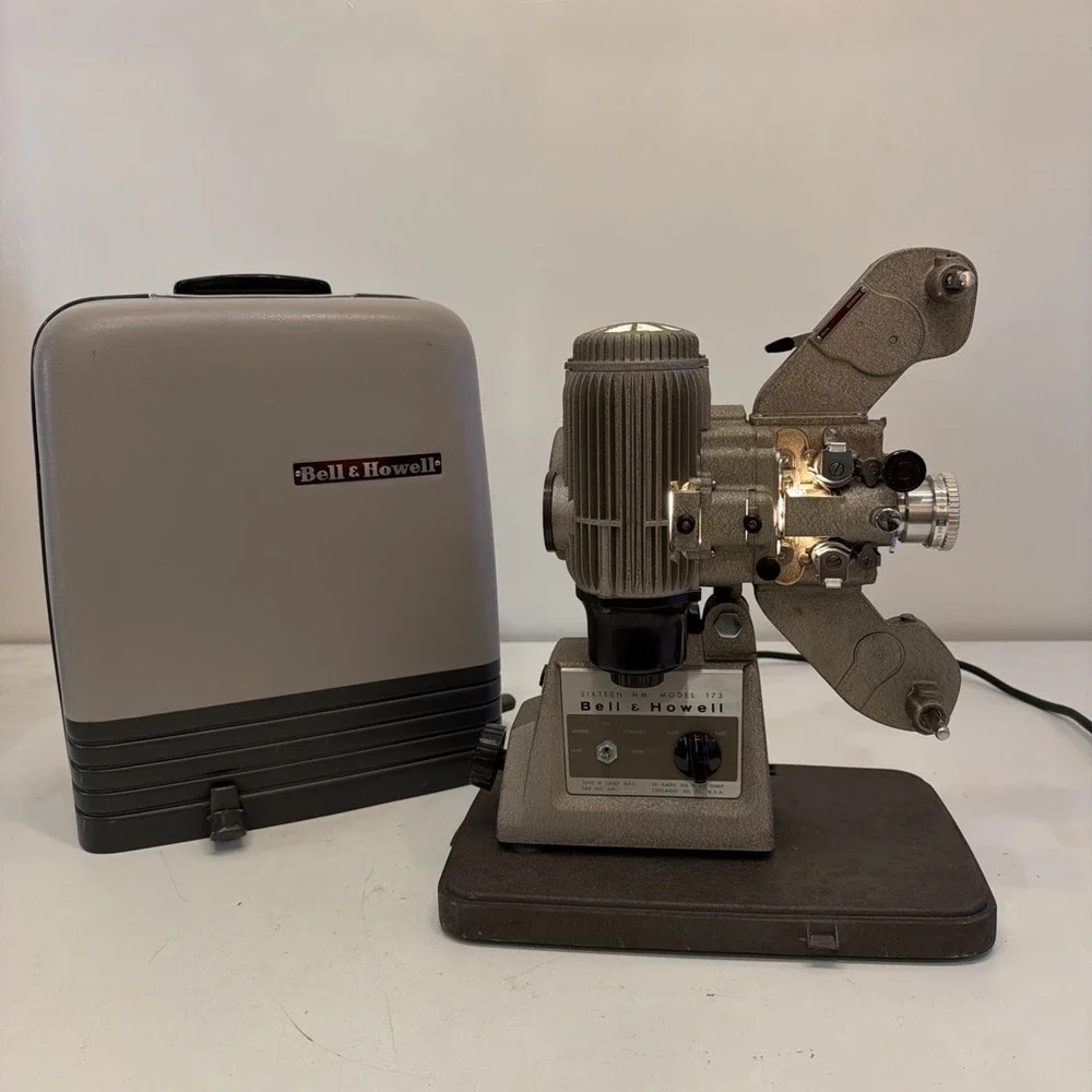 Bell & Howell 173 Projector 16mm - Powers On! Read Description! Vintage